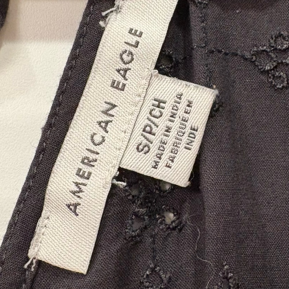 American Eagle Ruffled Wrap Mini Dress - Picture 2 of 3
